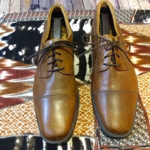 Clarks Tan Men's Leather Lace Up Shoes Size 9.5